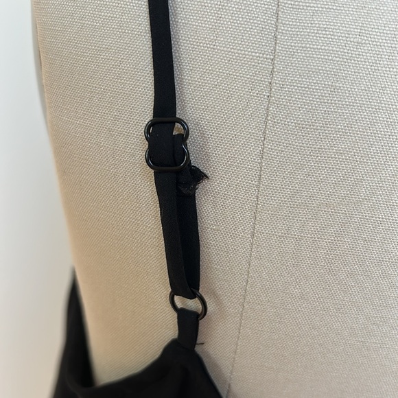 NWOT Design Lab Spaghetti Strap Black Camisole Blouse - Picture 4 of 6